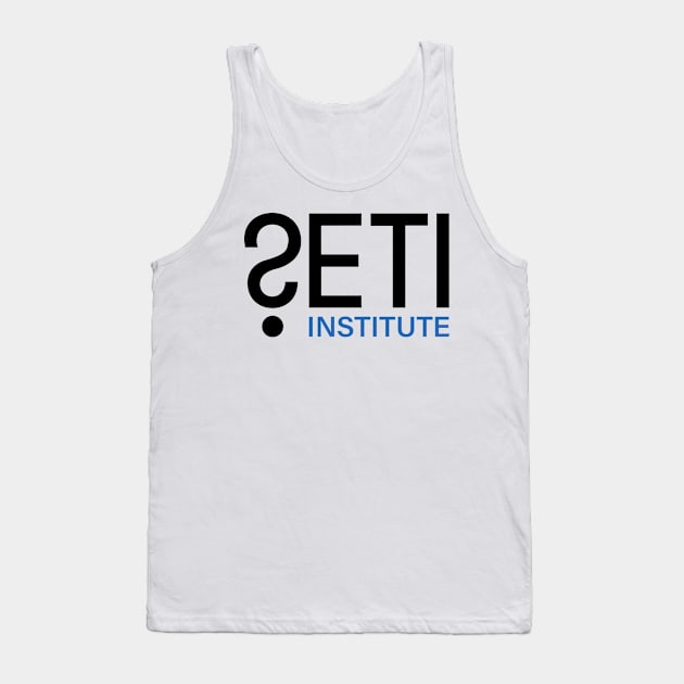 Search For Extraterrestrial Intelligence (SETI) Logo Tank Top by ScienceCorner